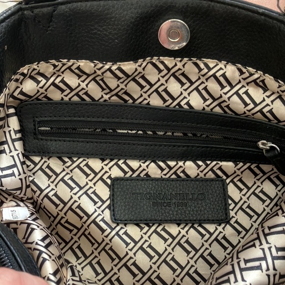 Tignanello Purse Genuine Leather black - Picture 7 of 10